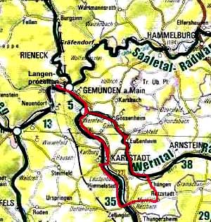 radwanderung werntal